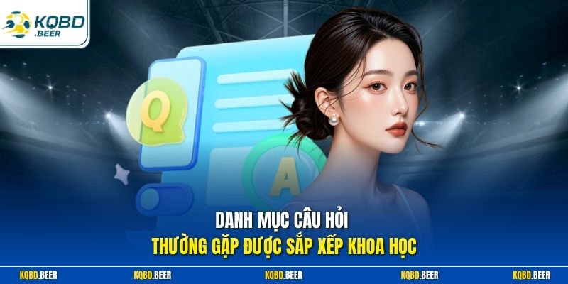 Danh mục câu hỏi thường gặp được sắp xếp khoa học 