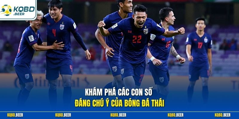 Khám phá các con số đáng chú ý của bóng đá Thái 